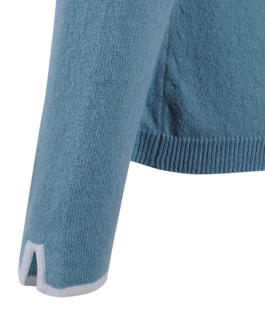 RH-Pulli schmal | hellpetrol