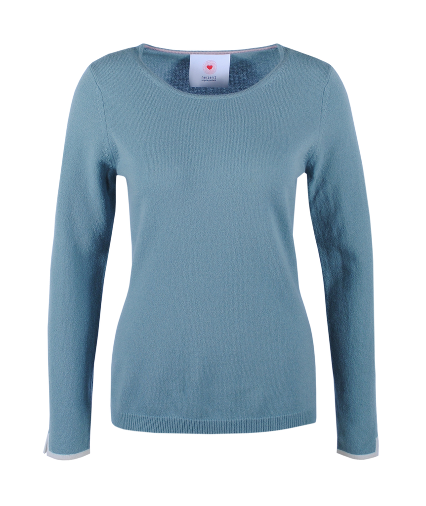 RH-Pulli schmal | hellpetrol