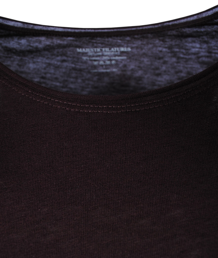RH-Shirt BW/Cashmere | aubergine