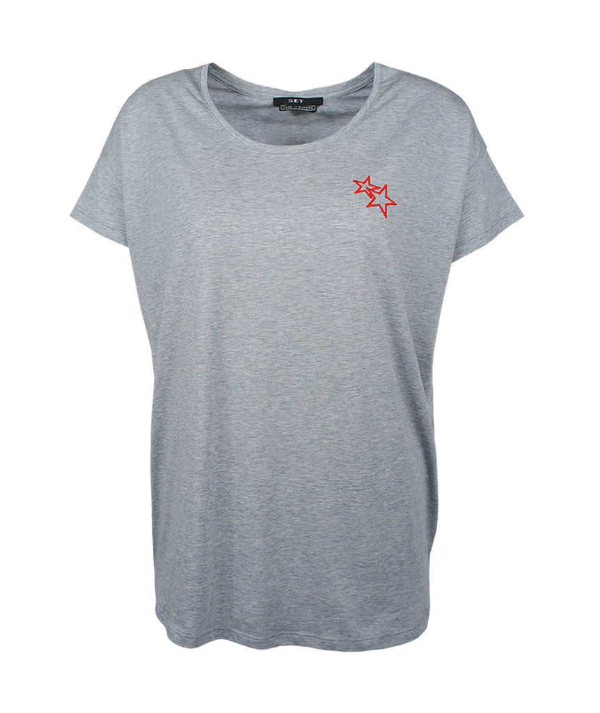 RH-Shirt Stars | graumelange