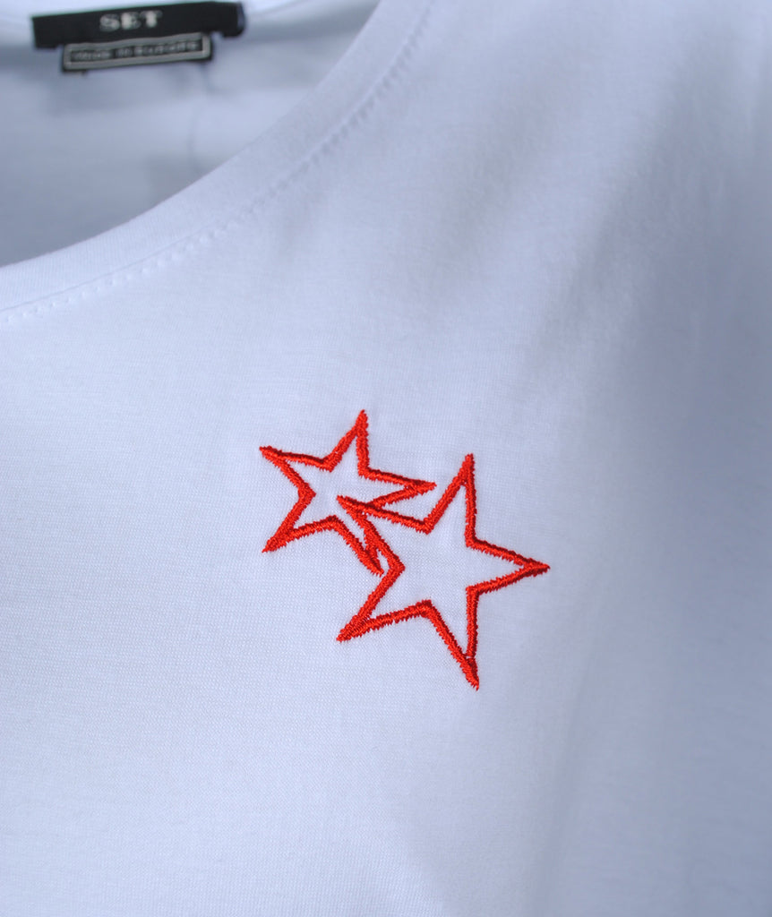 RH-Shirt Stars | weiß
