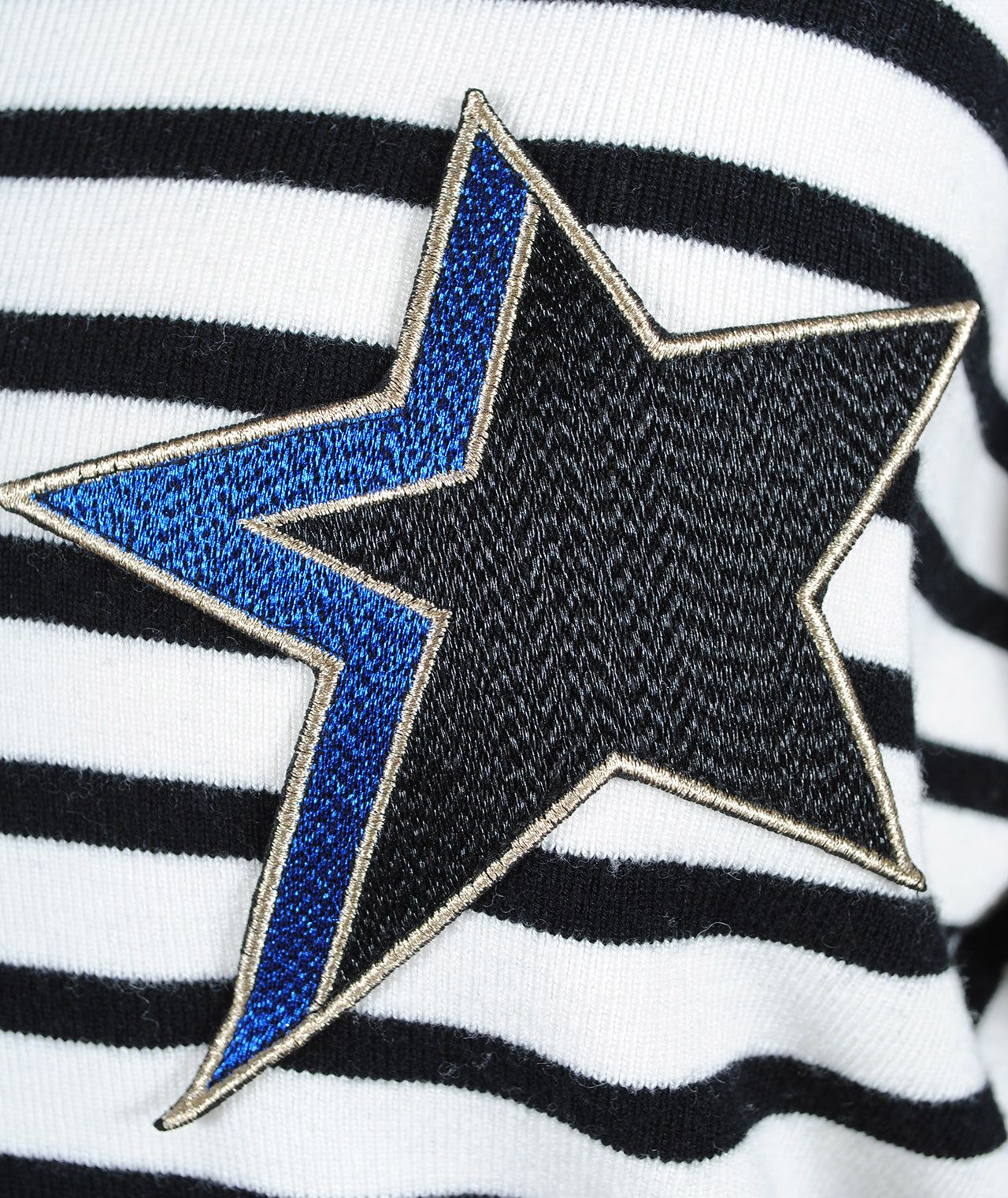 Ringelpulli Star | schwarz-weiß