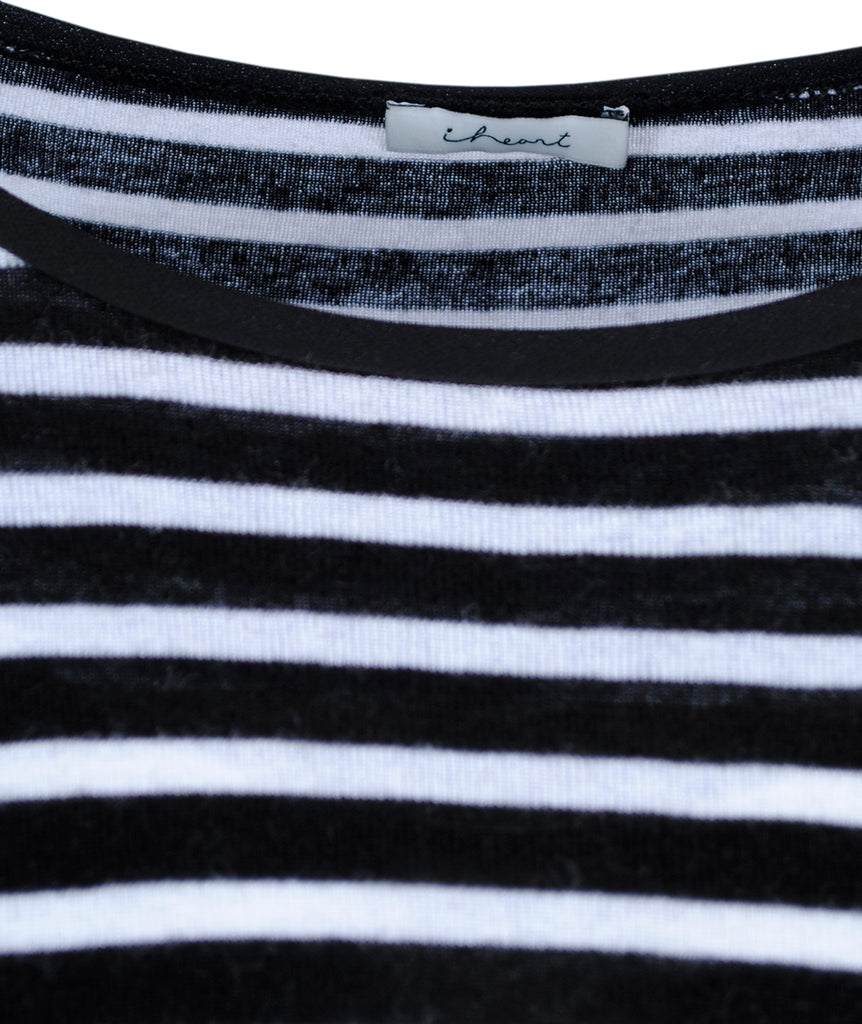Ringelshirt Becky | schwarz
