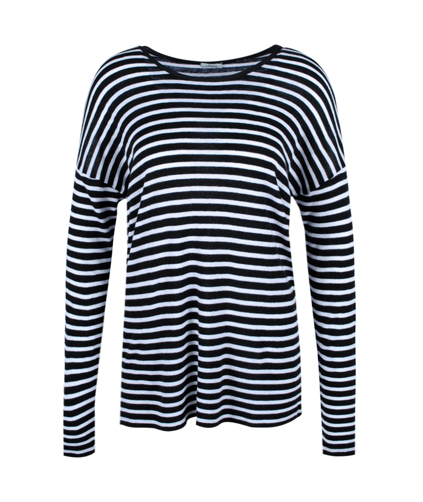 Ringelshirt Becky | schwarz