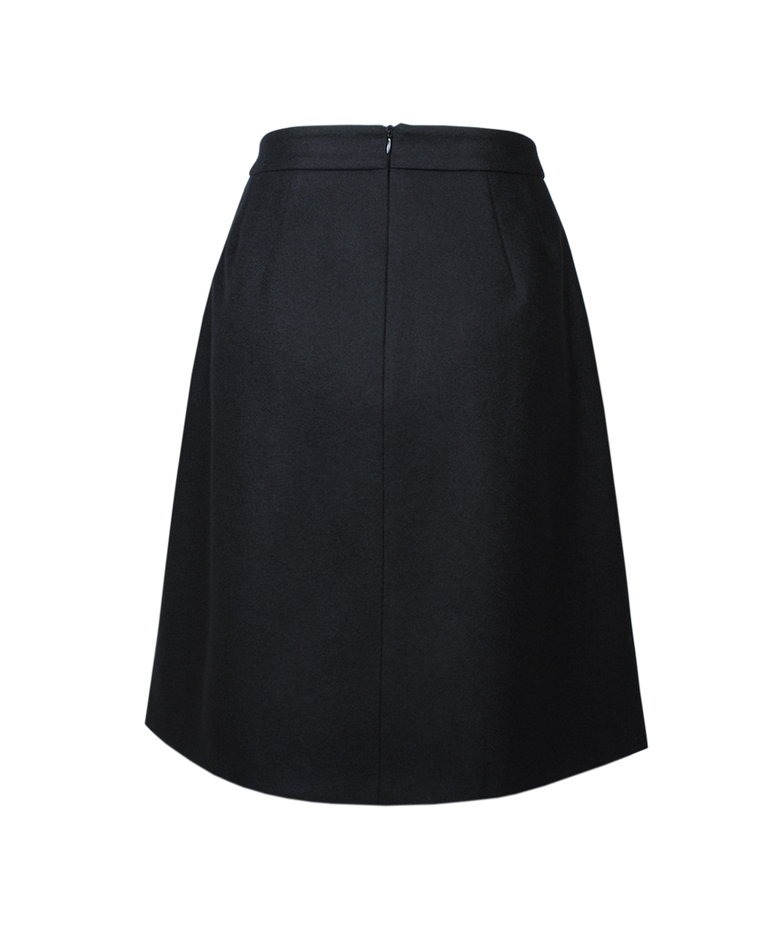 Rock Wolle Isabell | schwarz