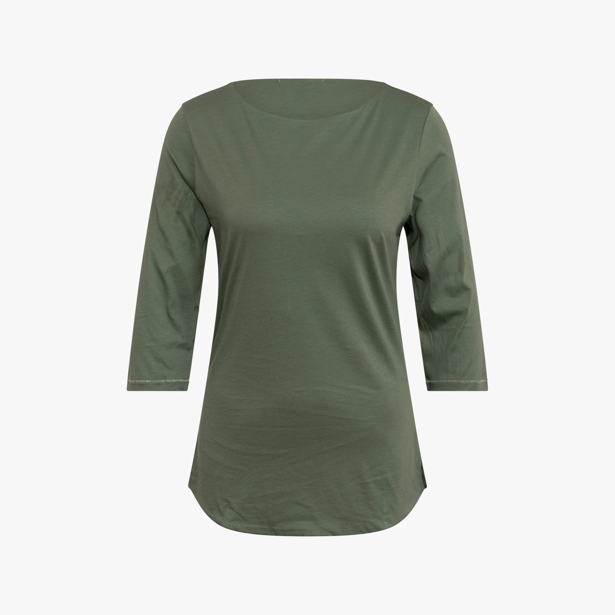 3/4 Shirt gedoppelt | oliv