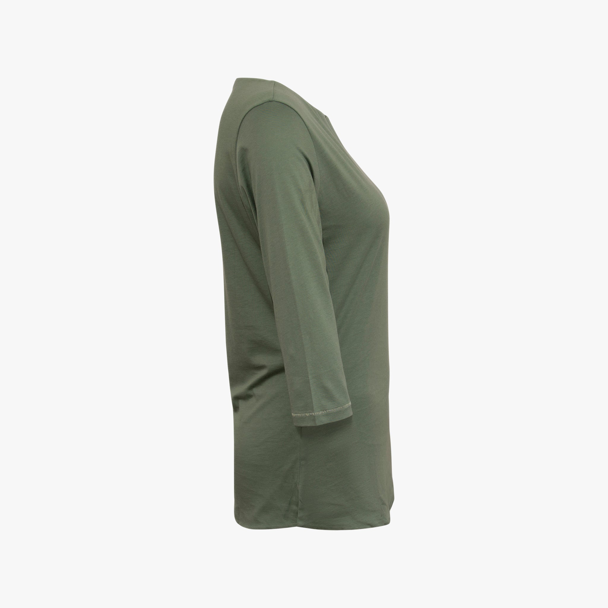 3/4 Shirt gedoppelt | oliv