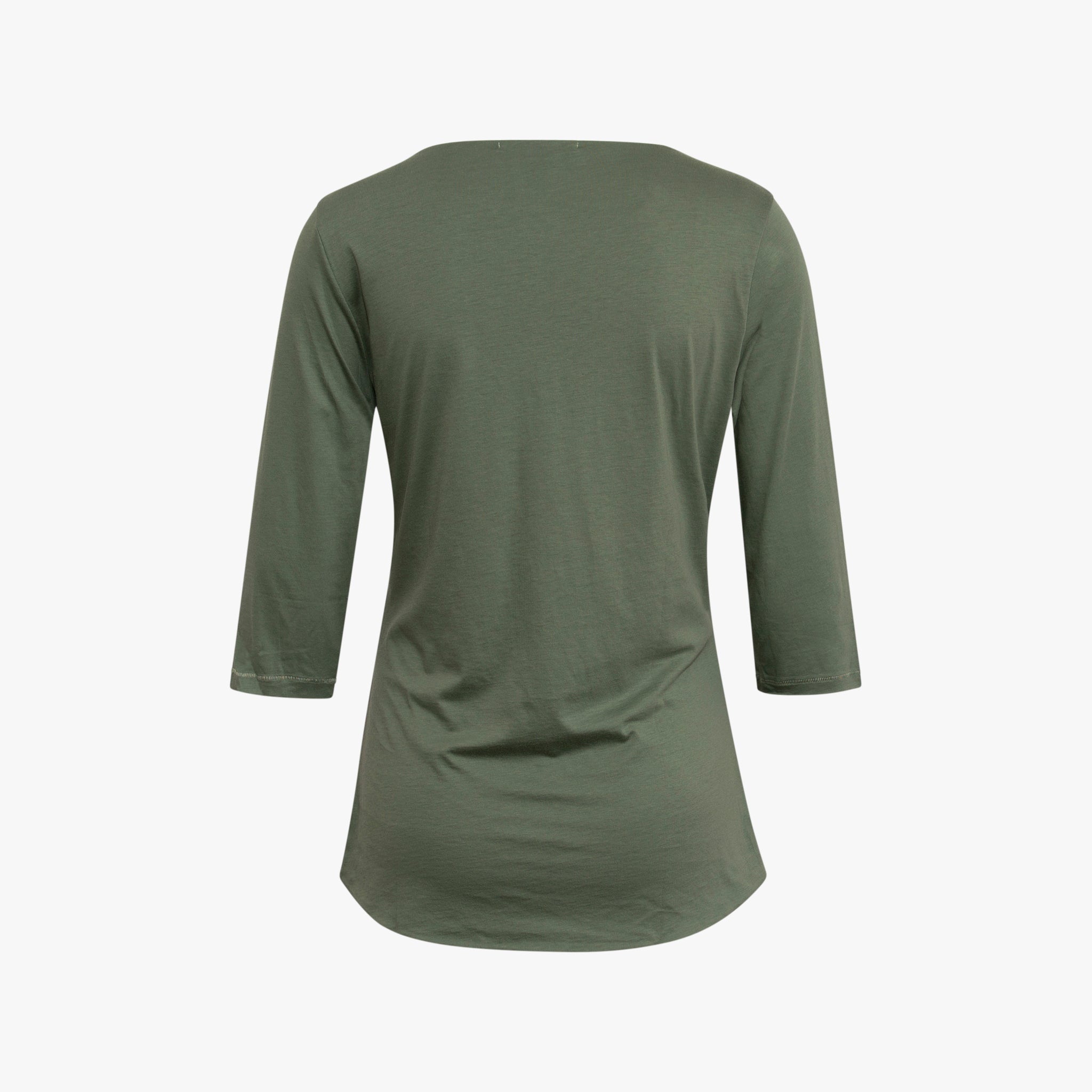 3/4 Shirt gedoppelt | oliv