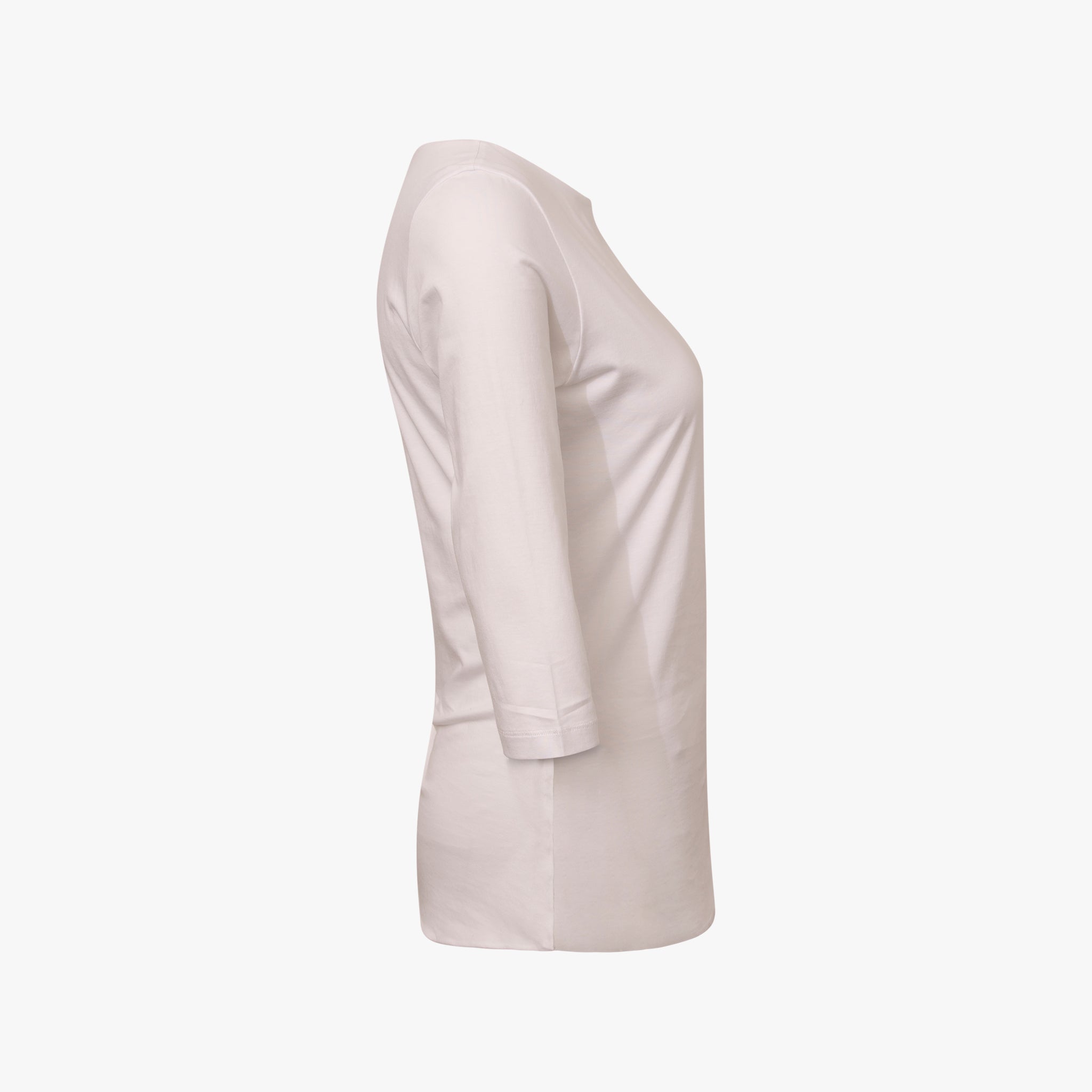 3/4 Shirt gedoppelt | weiß