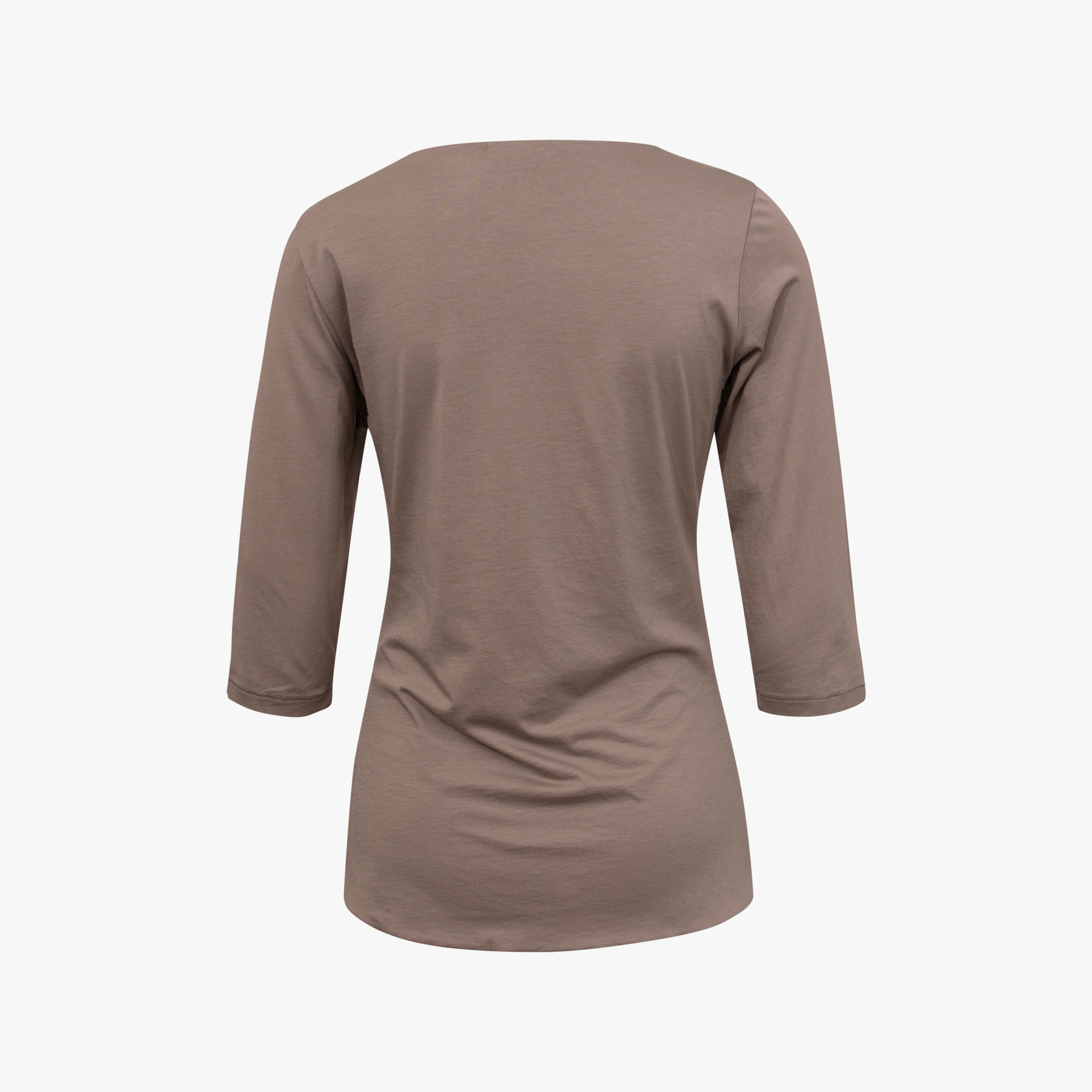 3/4 Shirt gedoppelt | graubeige