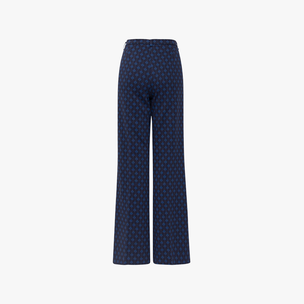 Jerseyhose Print flaire | blau