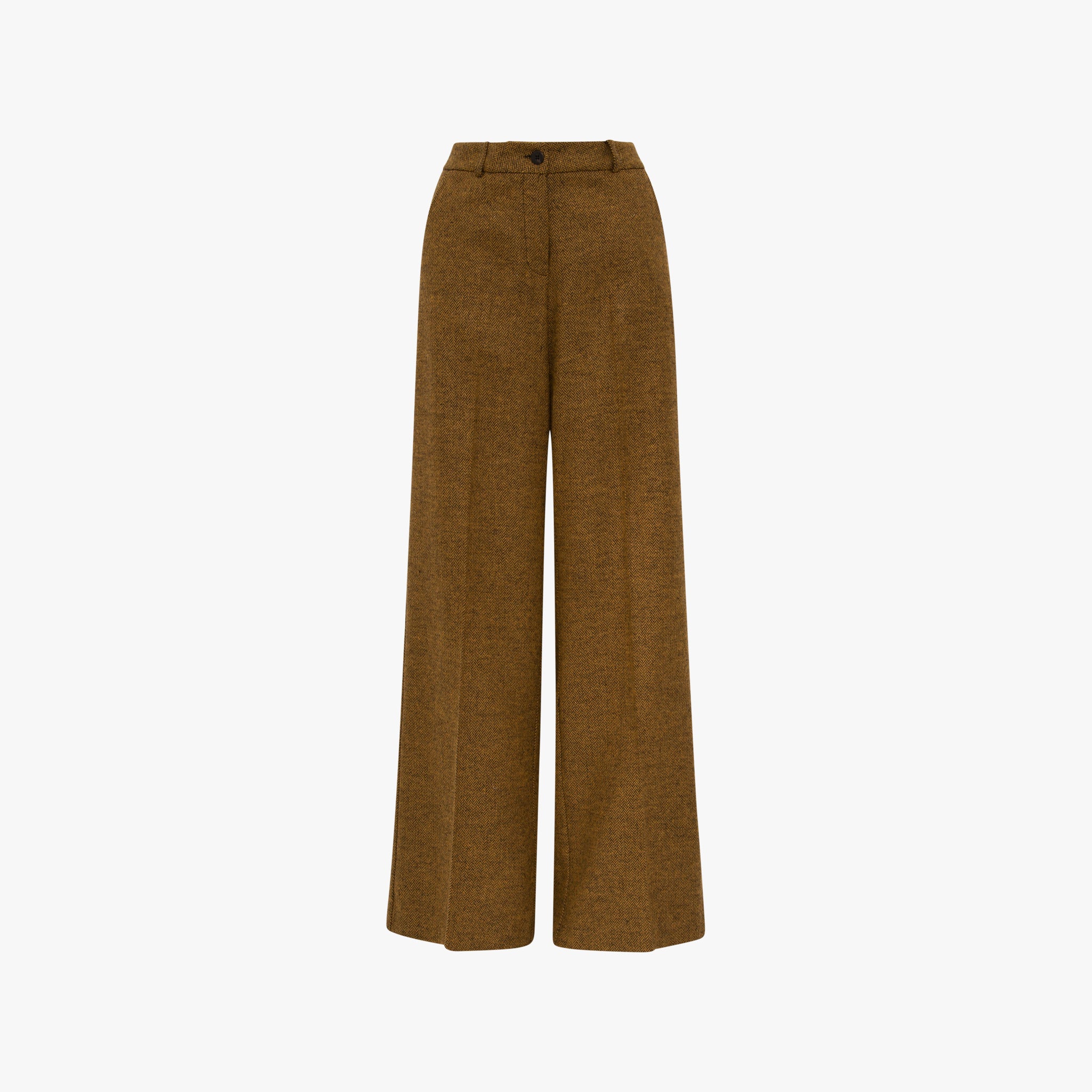 Marlenehose Fischgrat | gelb