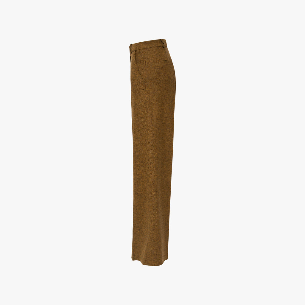 Marlenehose Fischgrat | gelb