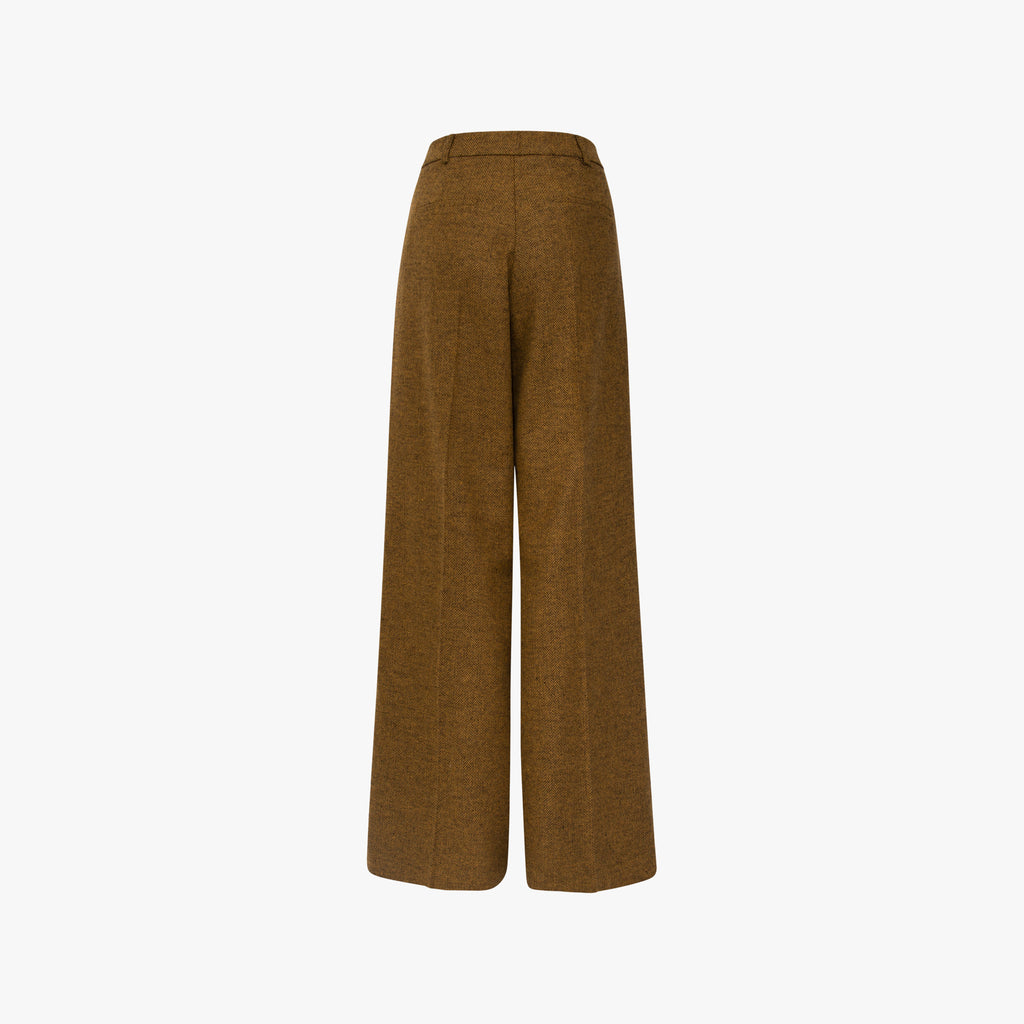Marlenehose Fischgrat | gelb