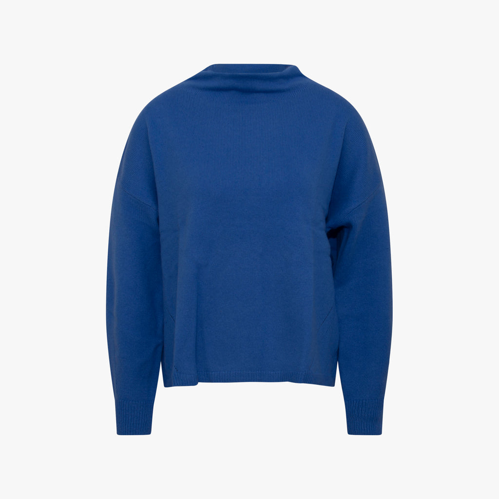 Turtle Neck Pullover | blau