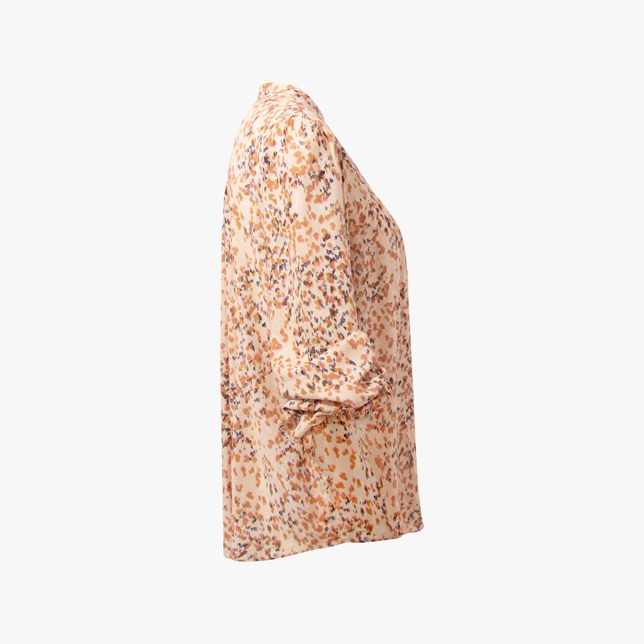 Bluse Konfettiprint | champagner
