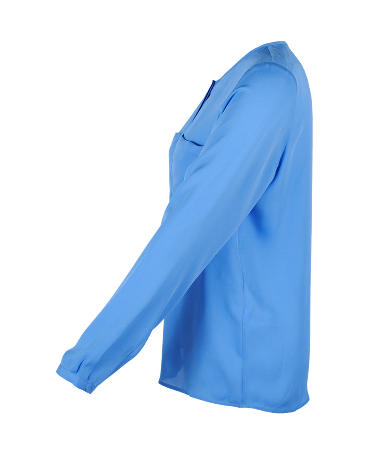 Seidenbluse Juno | blau