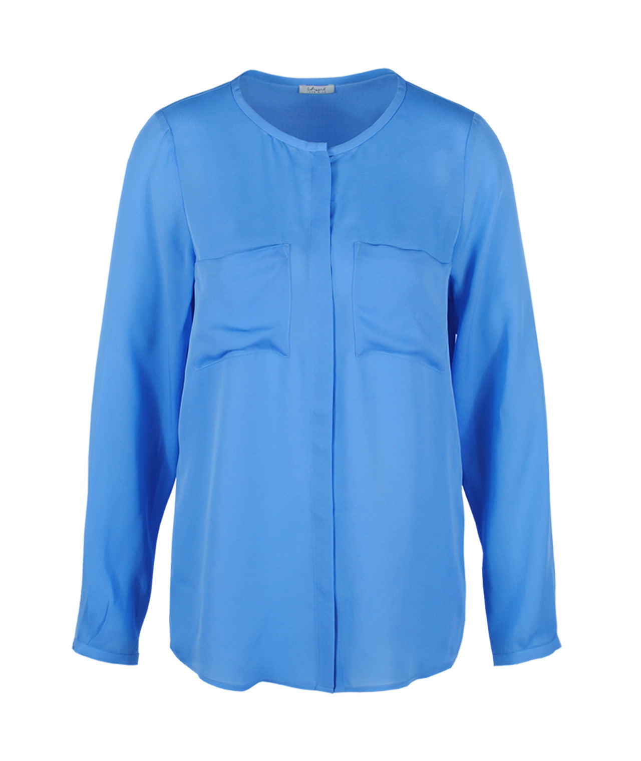 Seidenbluse Juno | blau