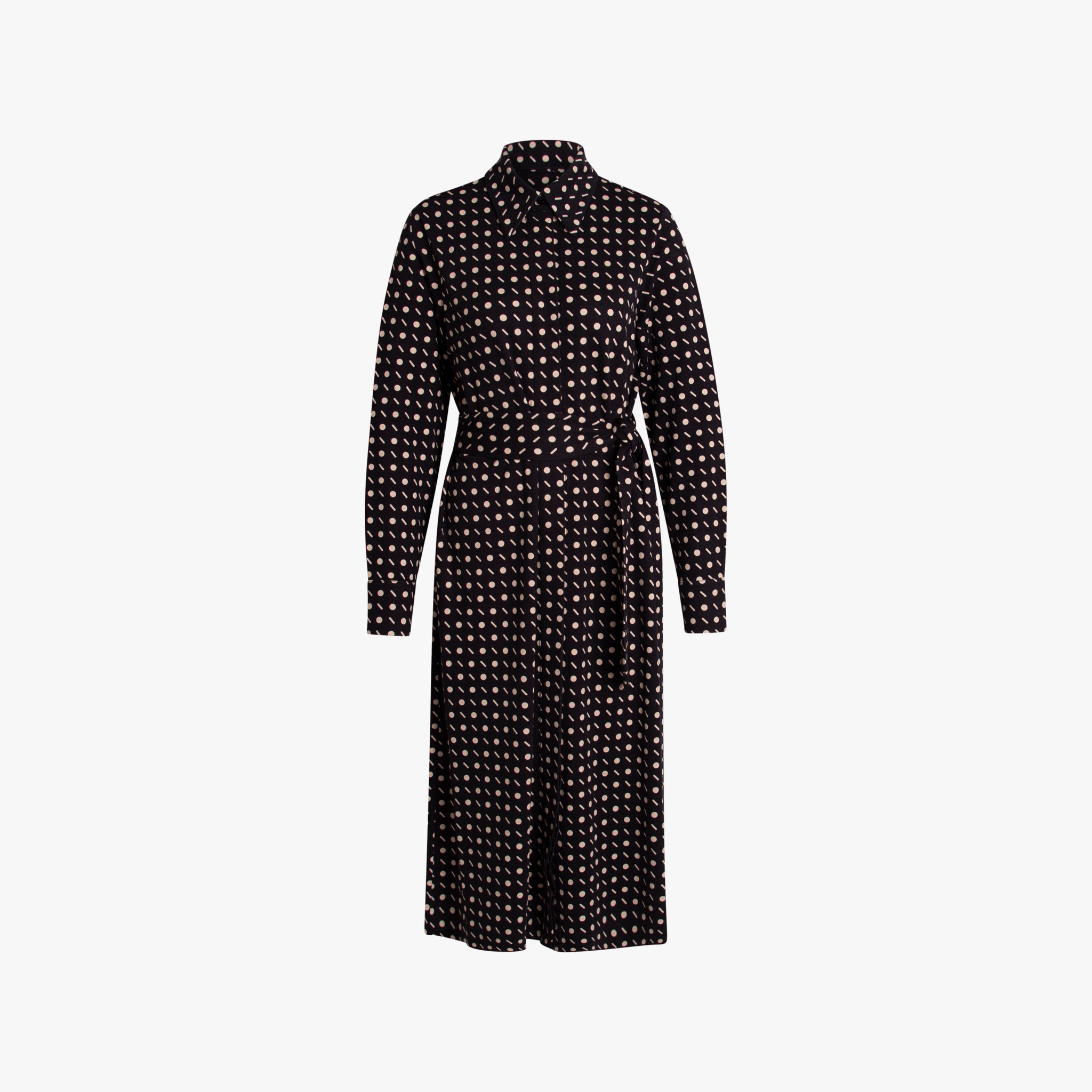 Kleid Print | dunkelblau