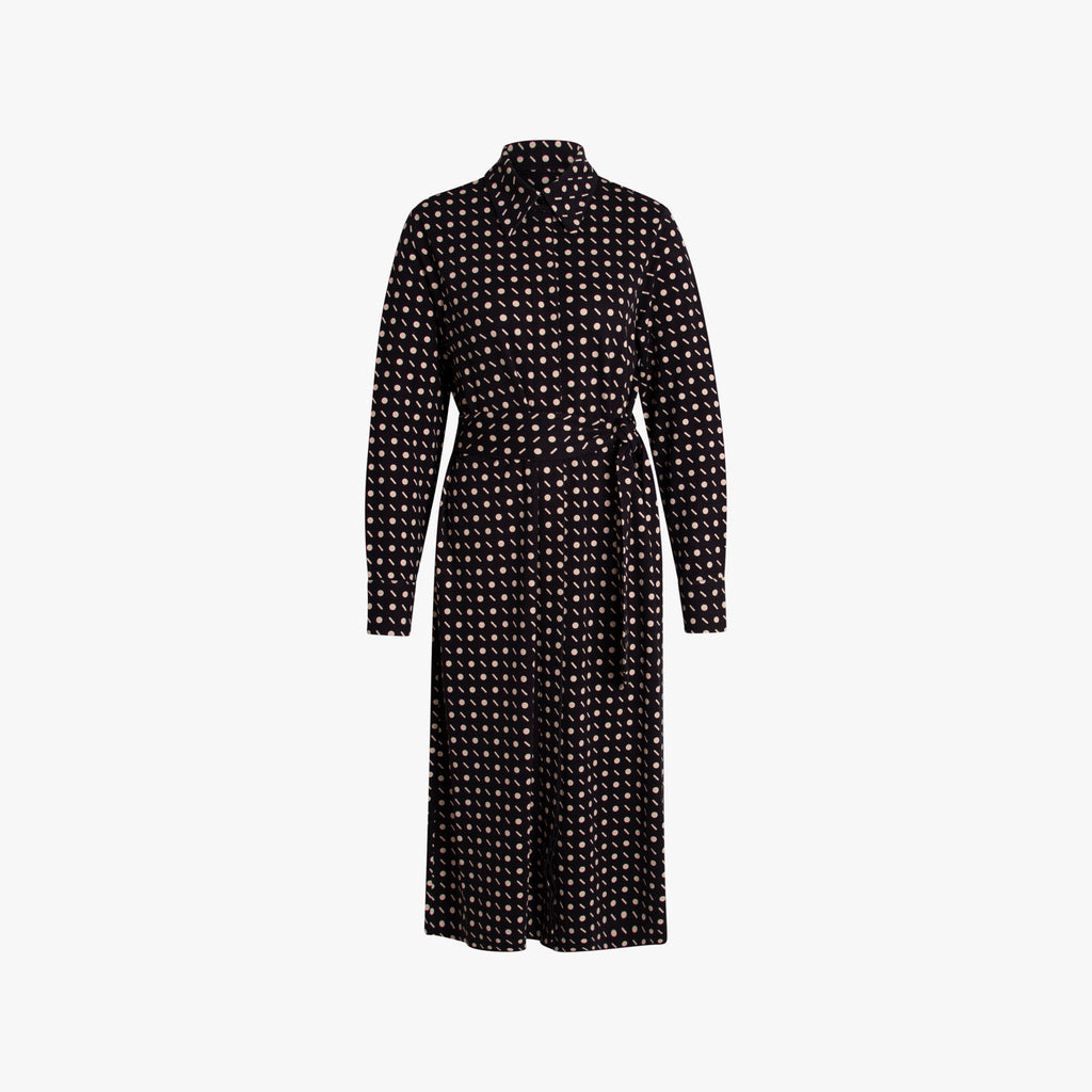 Kleid Print | dunkelblau