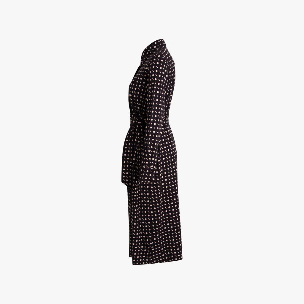 Kleid Print | dunkelblau