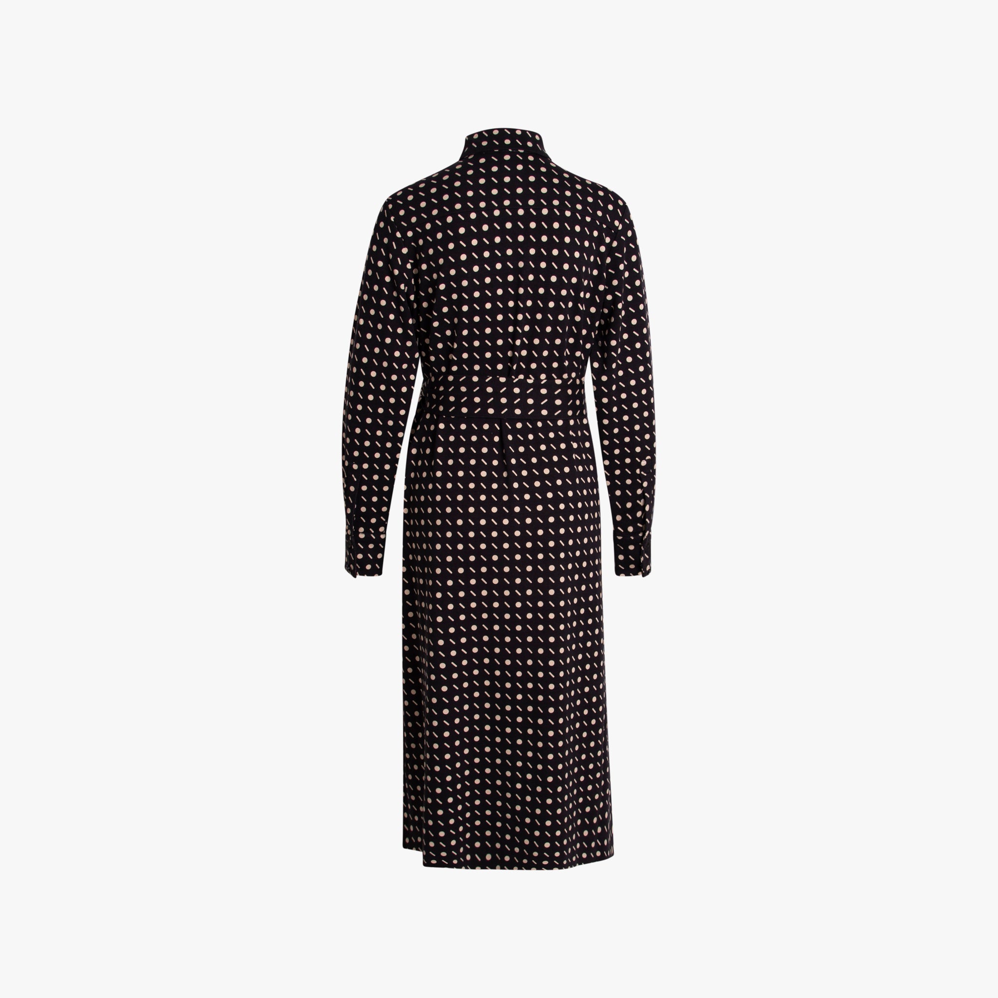 Kleid Print | dunkelblau