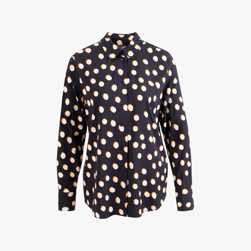 1/1 Bluse Dotprint | navy