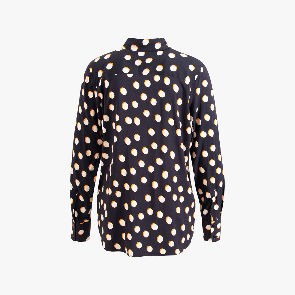 1/1 Bluse Dotprint | navy