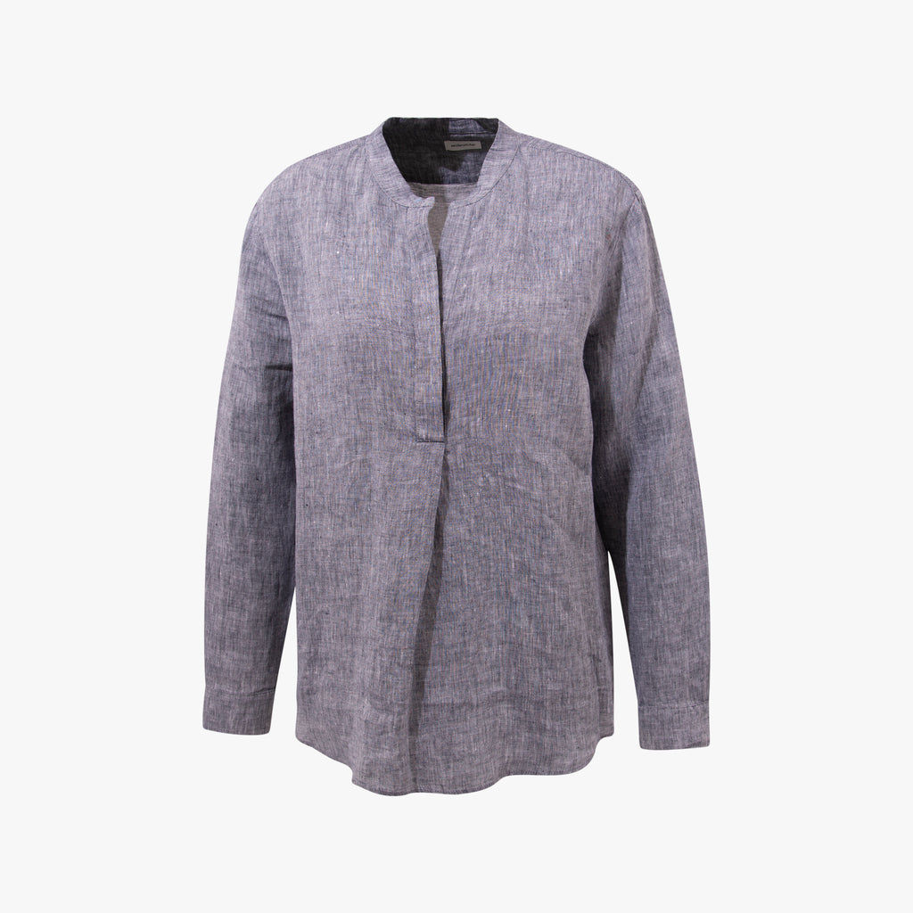 1/1 Bluse Leinen | navy