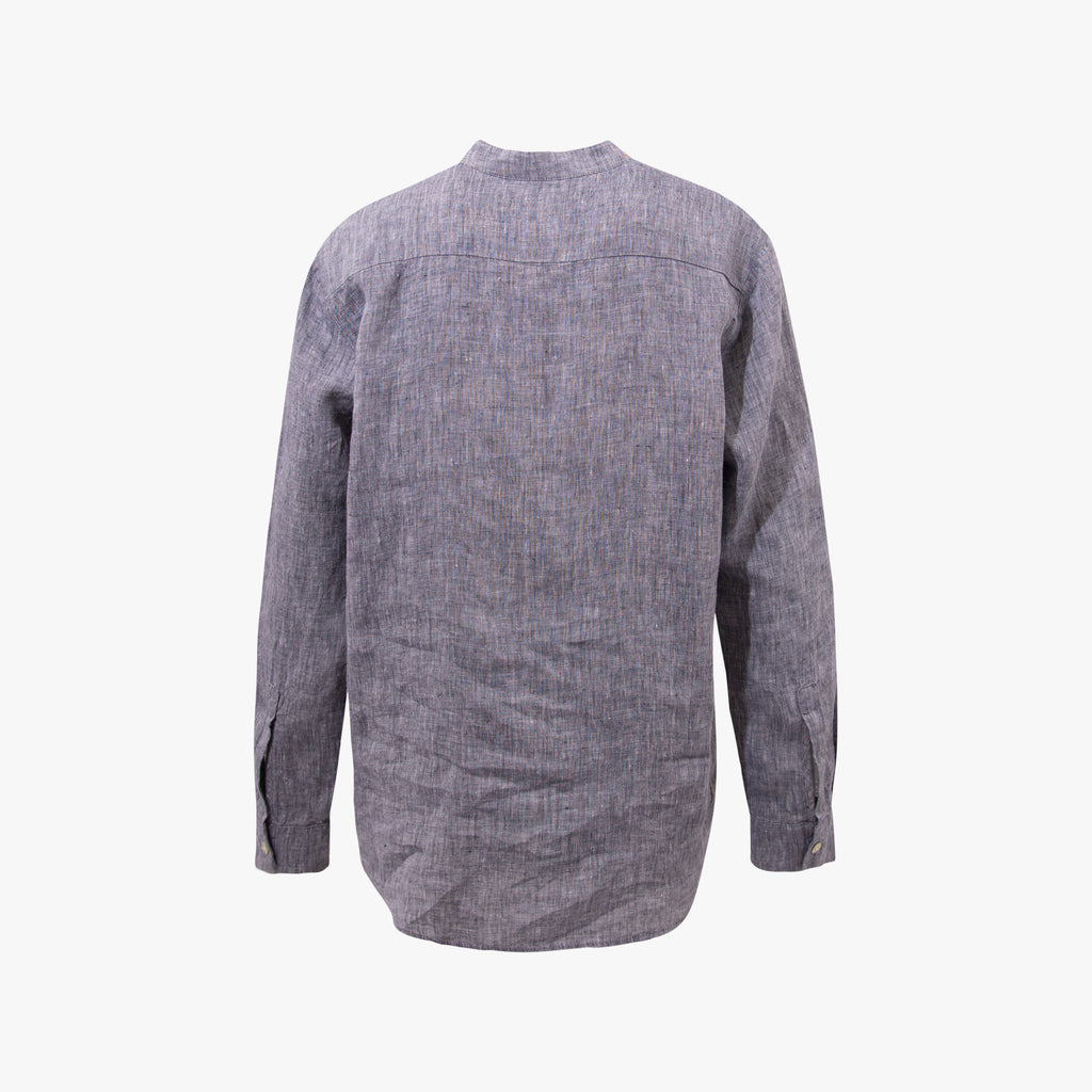 1/1 Bluse Leinen | navy