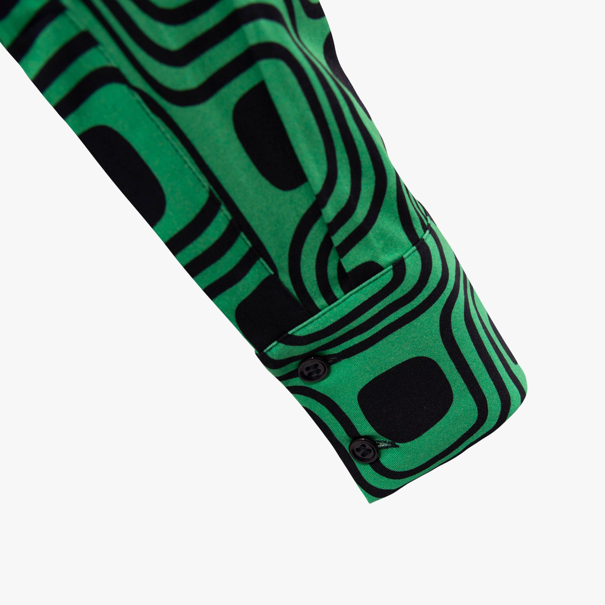 Kleid Grafikprint | grün