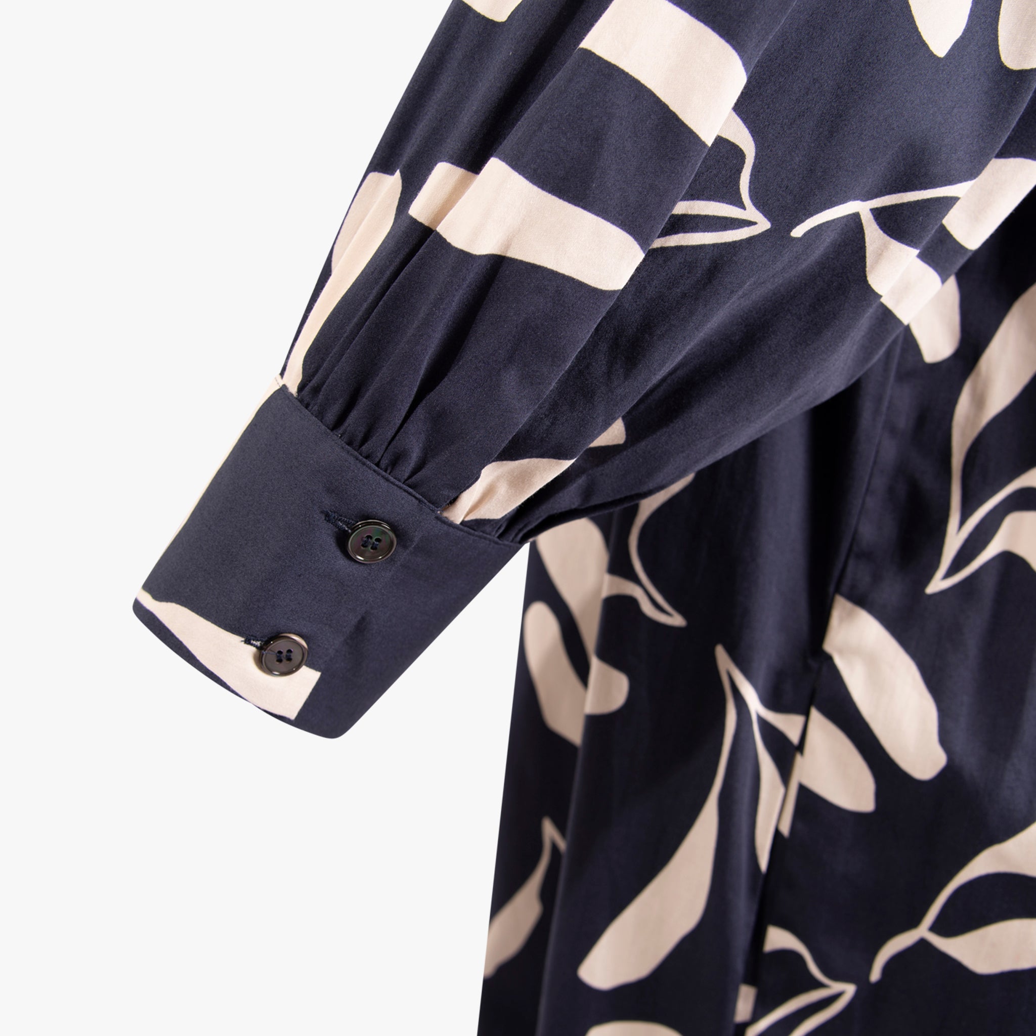 3/4 Arm Kleid Print | navy