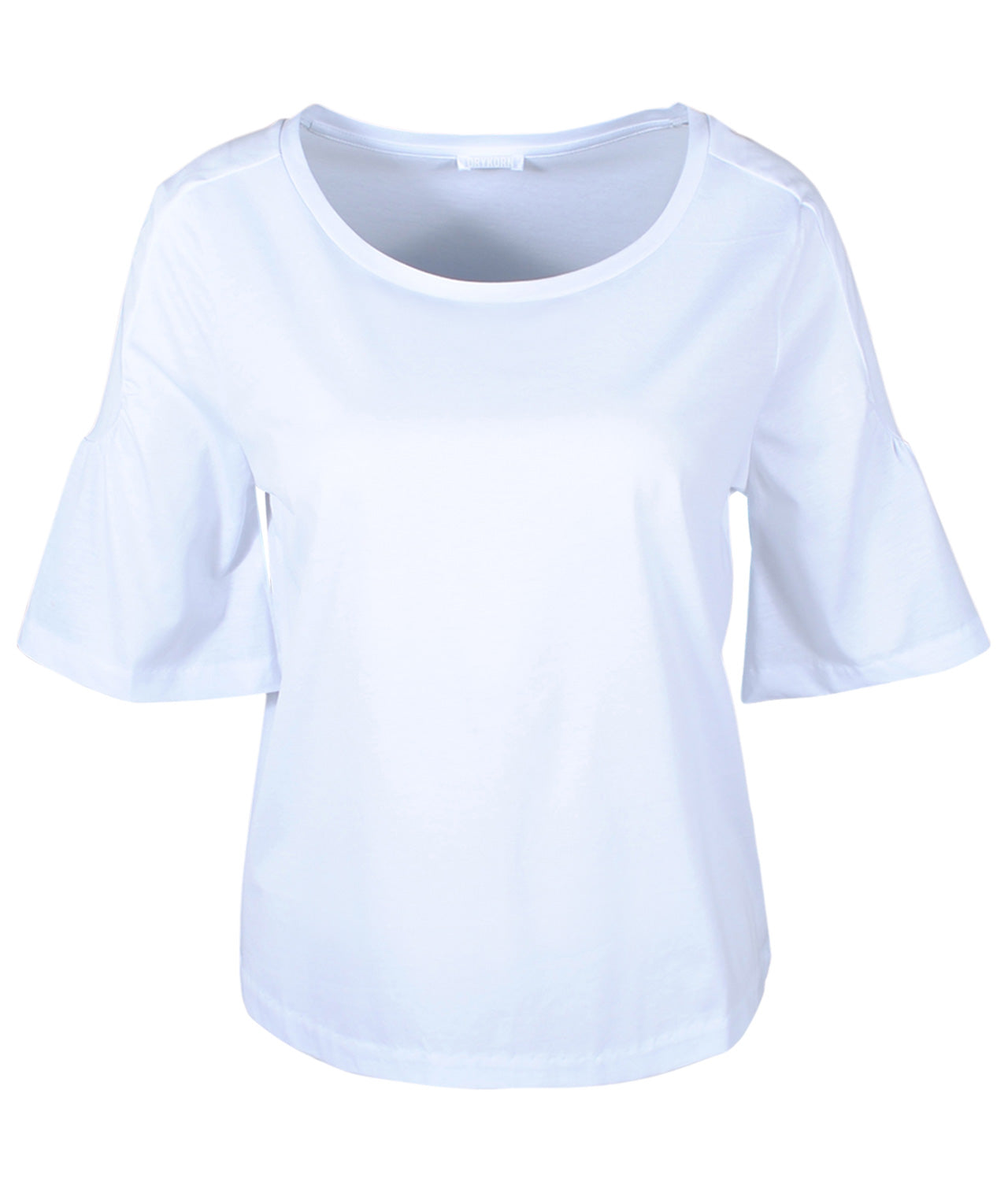Shirt Volantarm | weiß