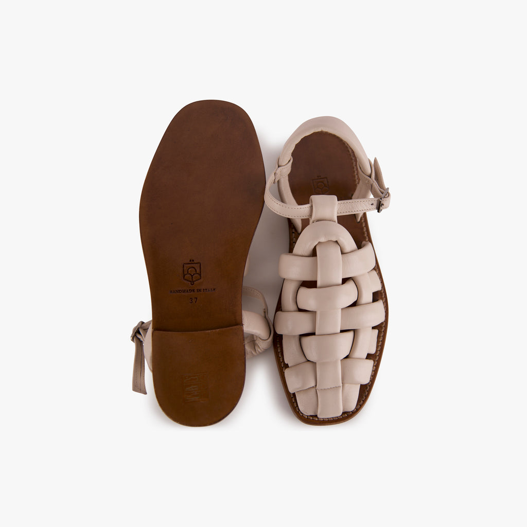 Silvano Sassetti Sandale geflochten | offwhite