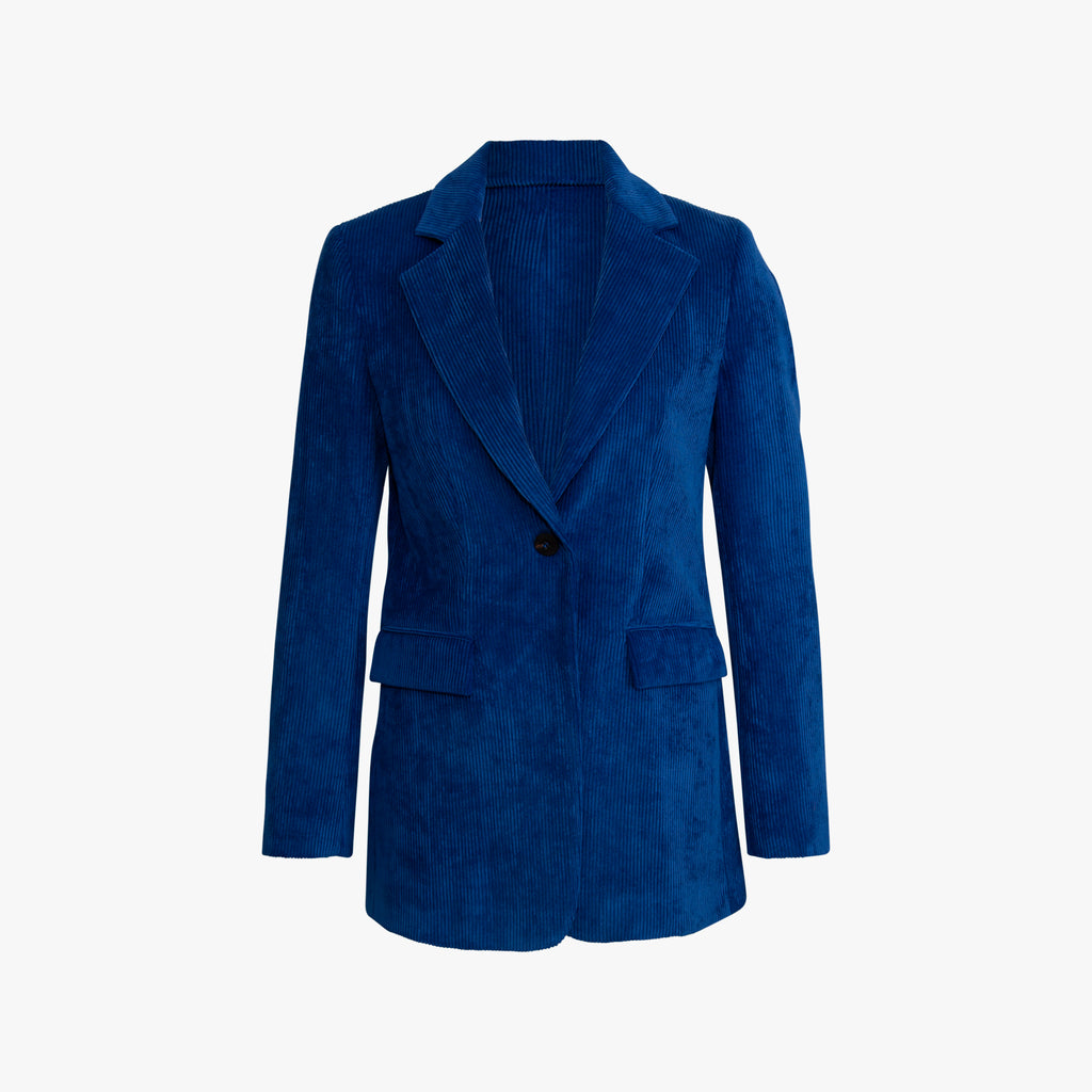 Cordblazer 1 Knopf | blau