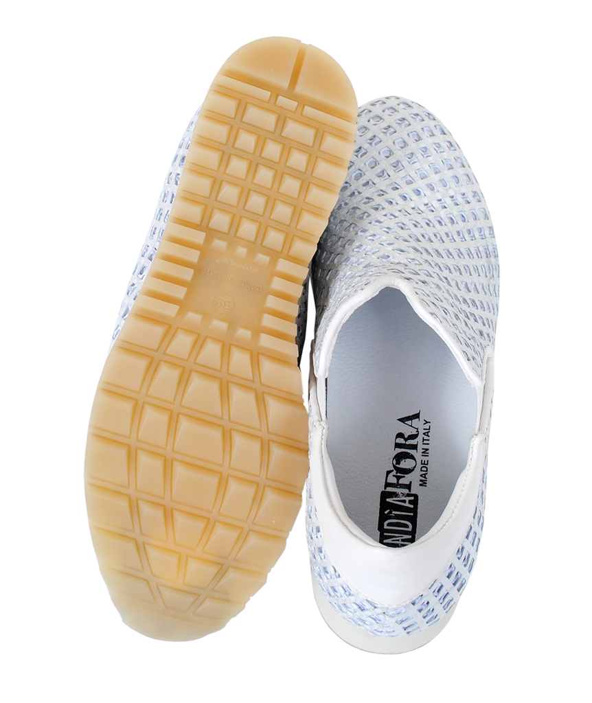 Sneaker Mesh | silber