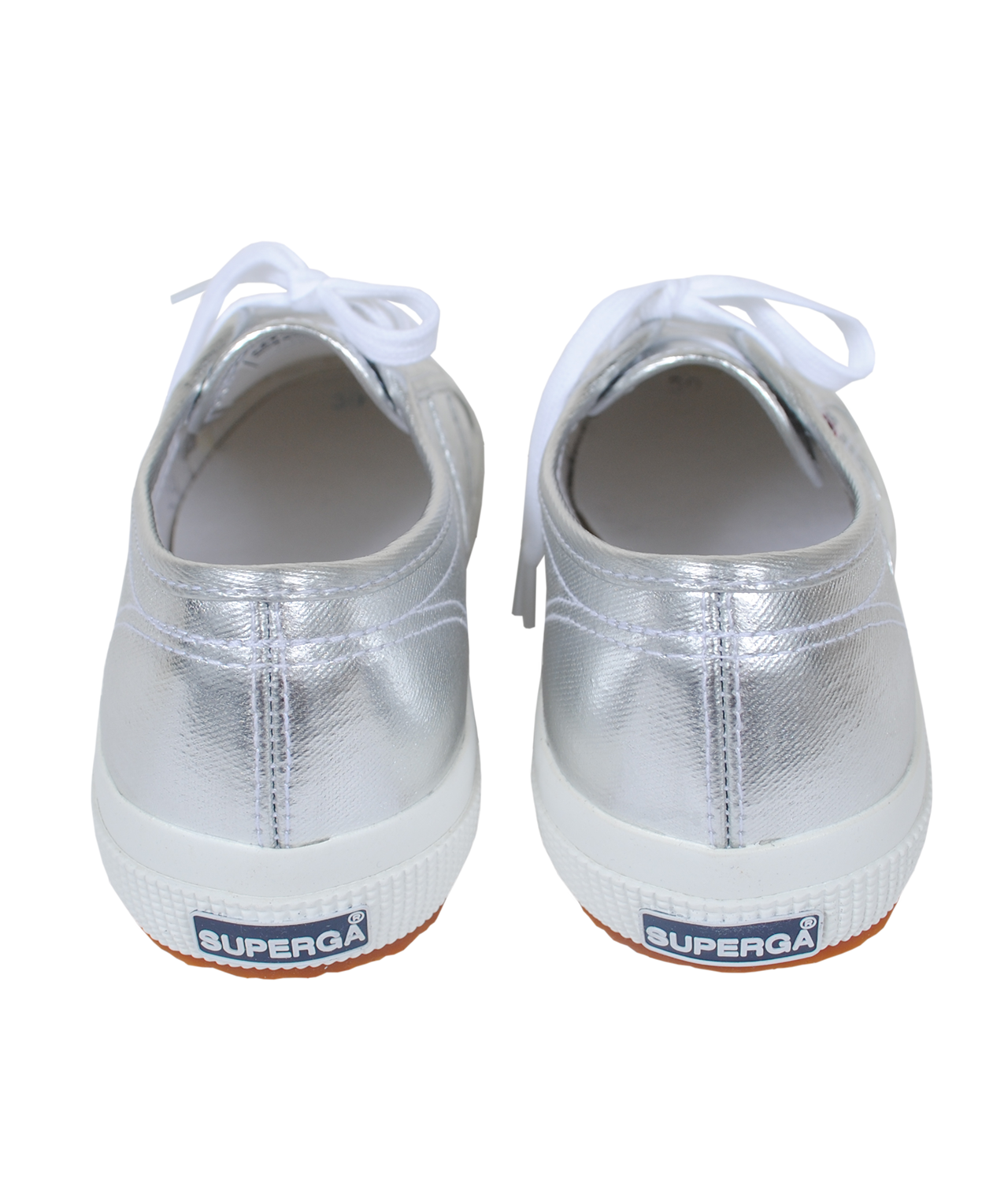Superga silver metallic hotsell