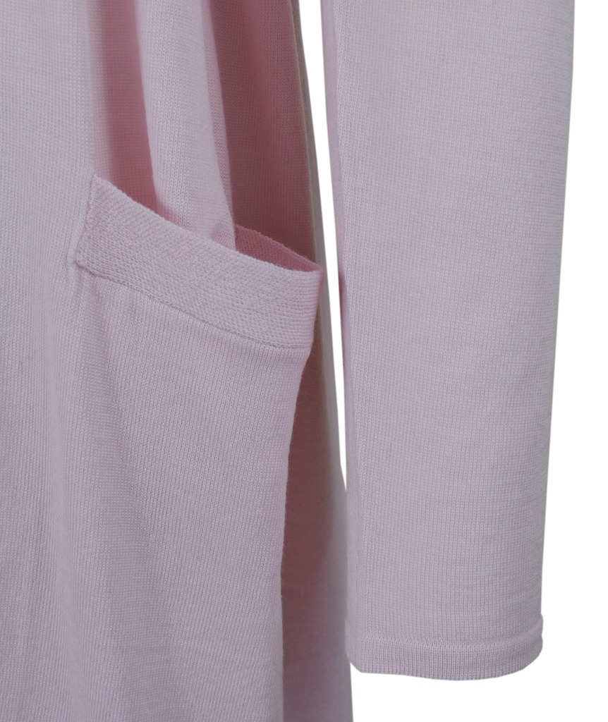 Strickmantel Merino | rosa