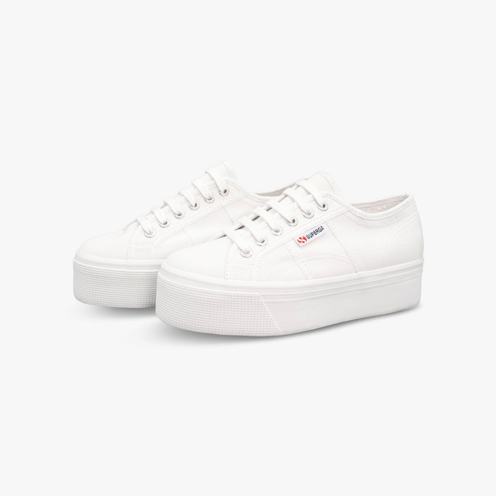 Superga Sneaker Plateau | weiß