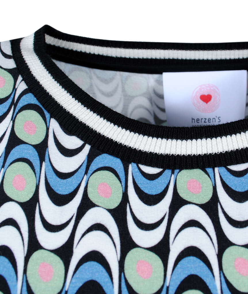 Sweater Swellprint | blau