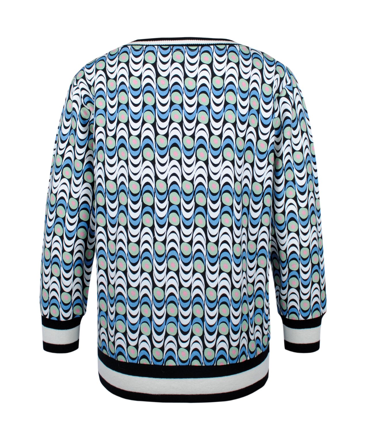 Sweater Swellprint | blau