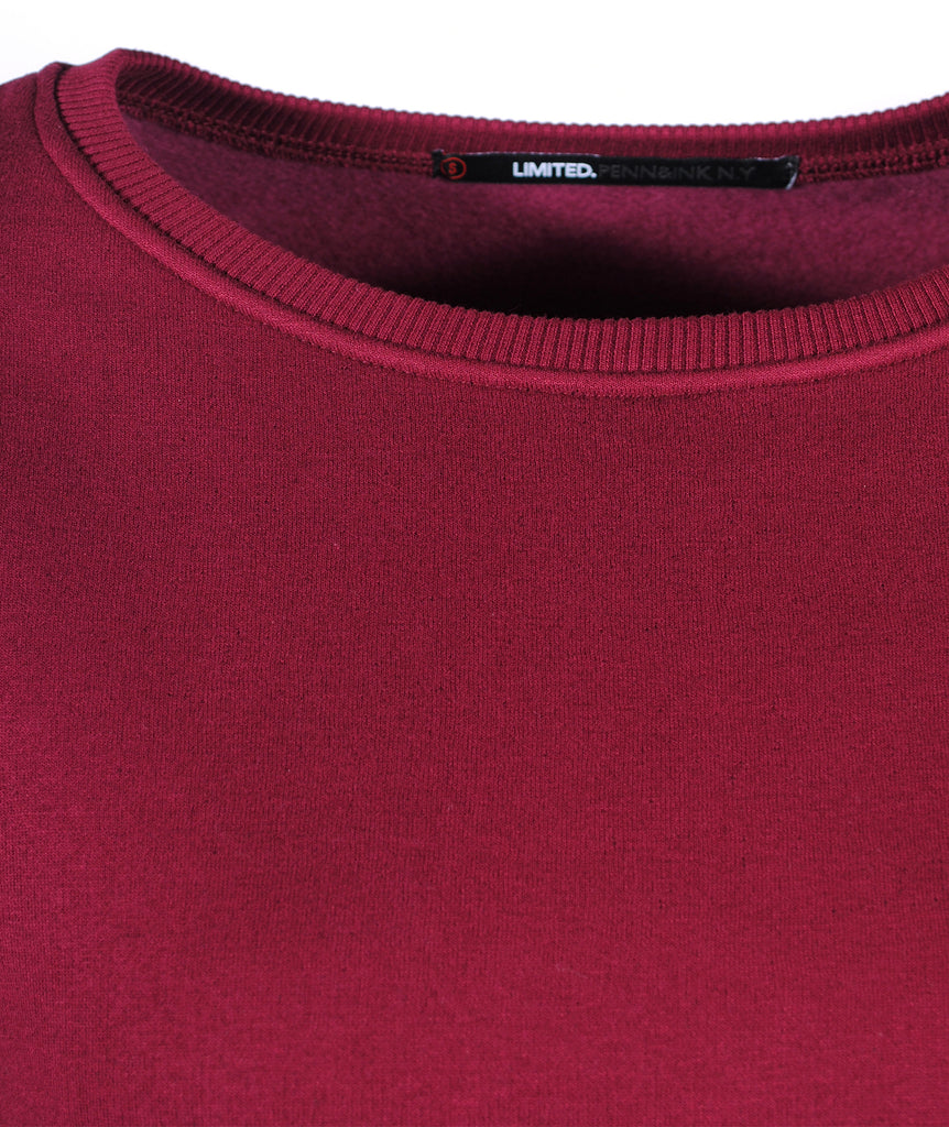 Sweatkleid | bordeaux
