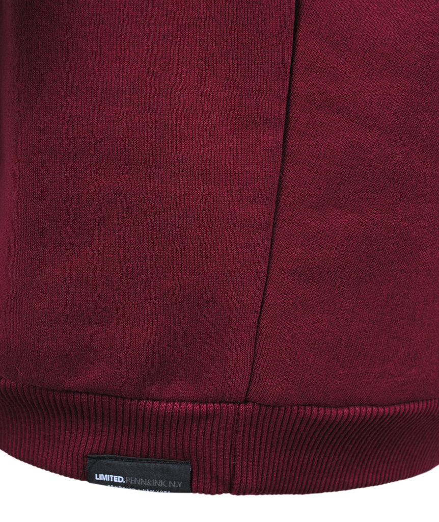 Sweatkleid | bordeaux