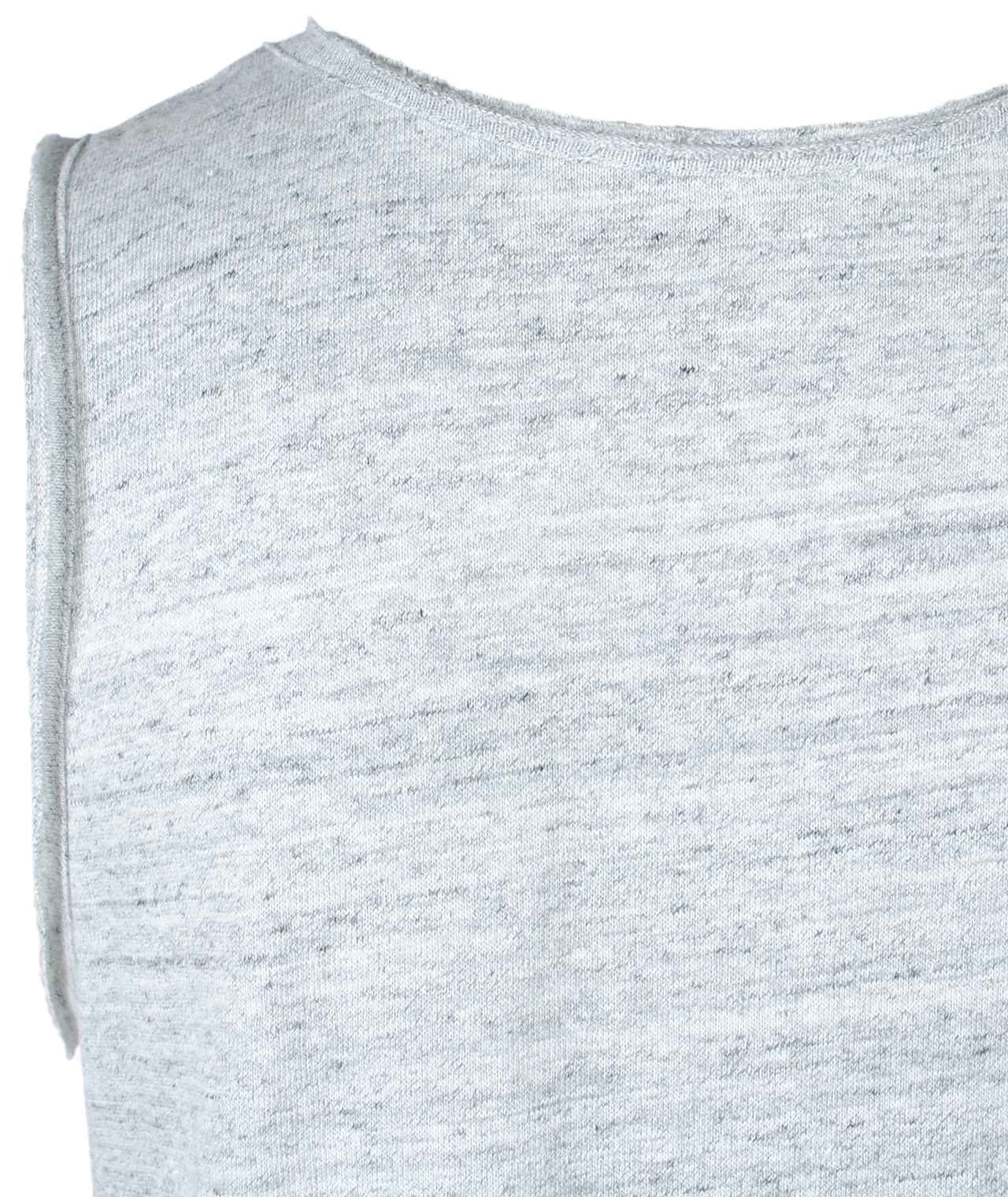 Sweatkleid o. Arm | hellgrau