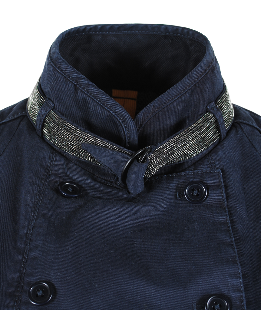Trench Metallperlen | navy