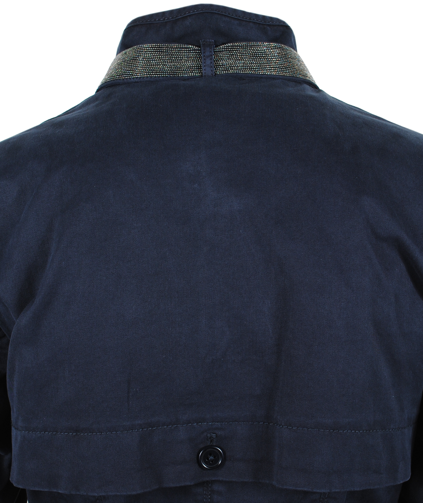 Trench Metallperlen | navy