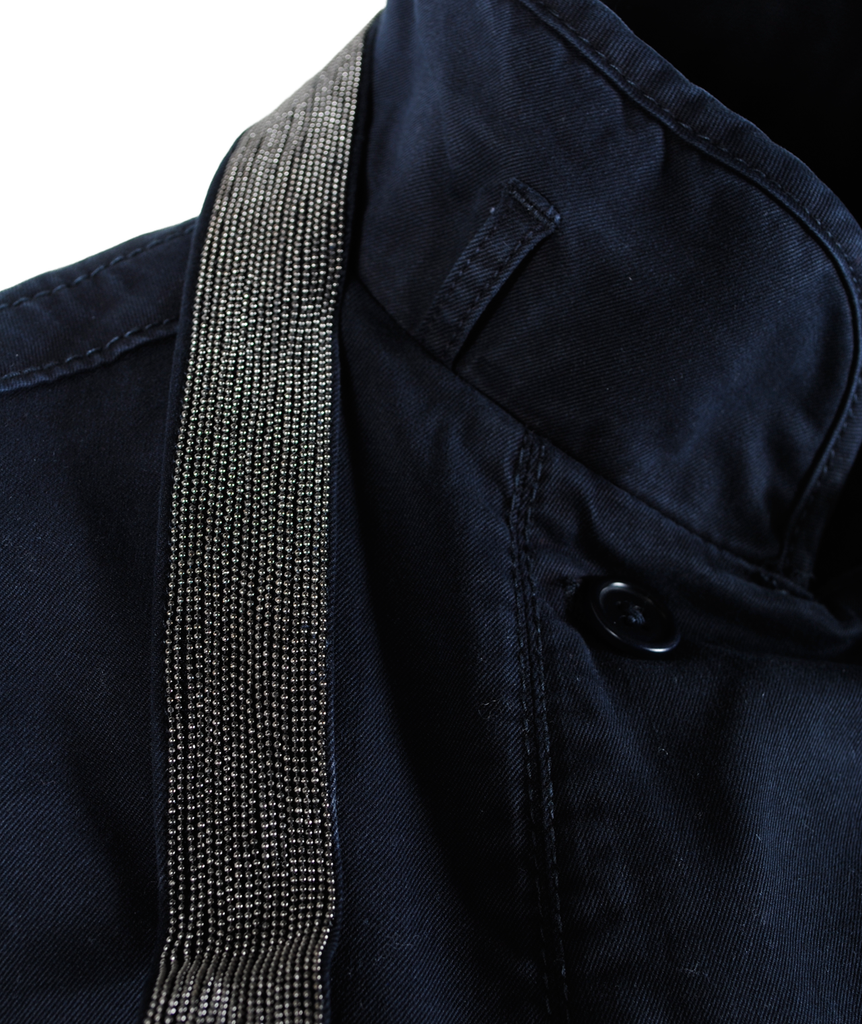 Trench Metallperlen | navy