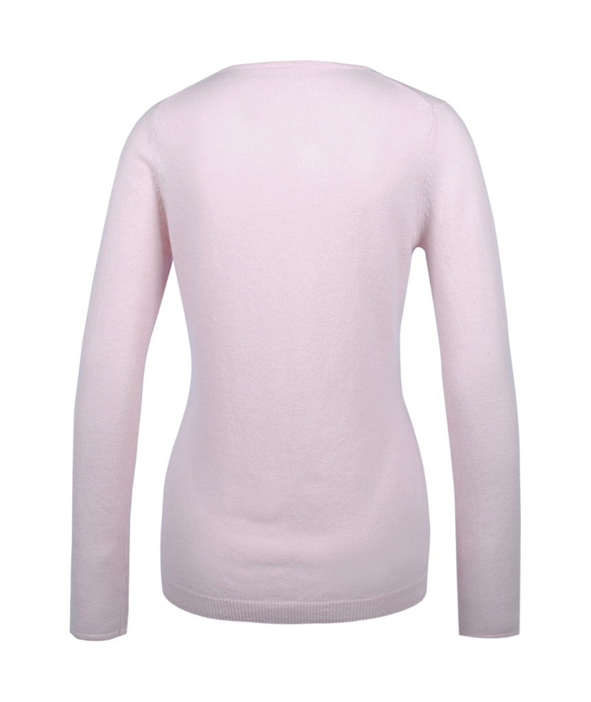 V-Pulli schmal | puder