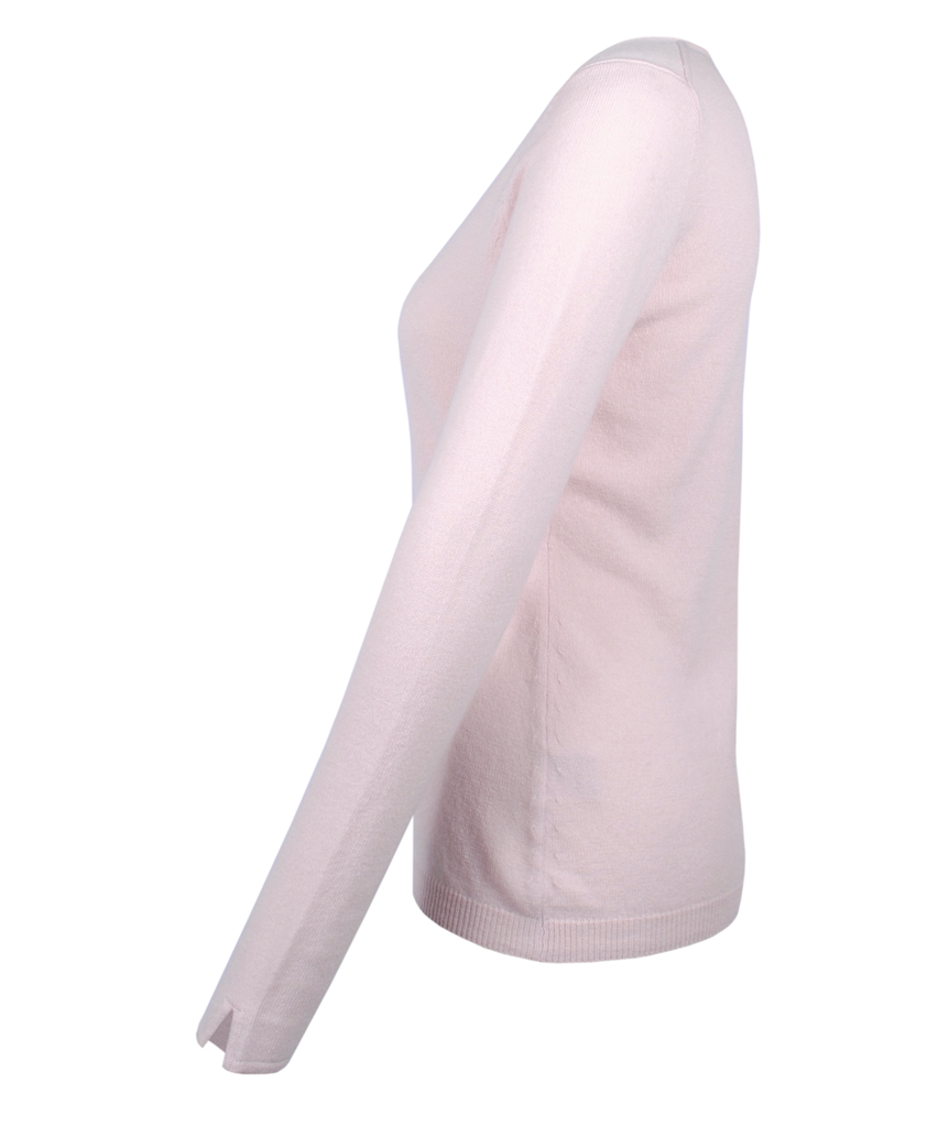 V-Pulli schmal | puder