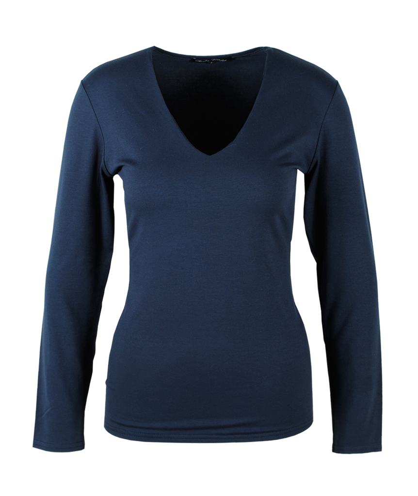 V-Shirt Sylvia 1/1 Arm | marine